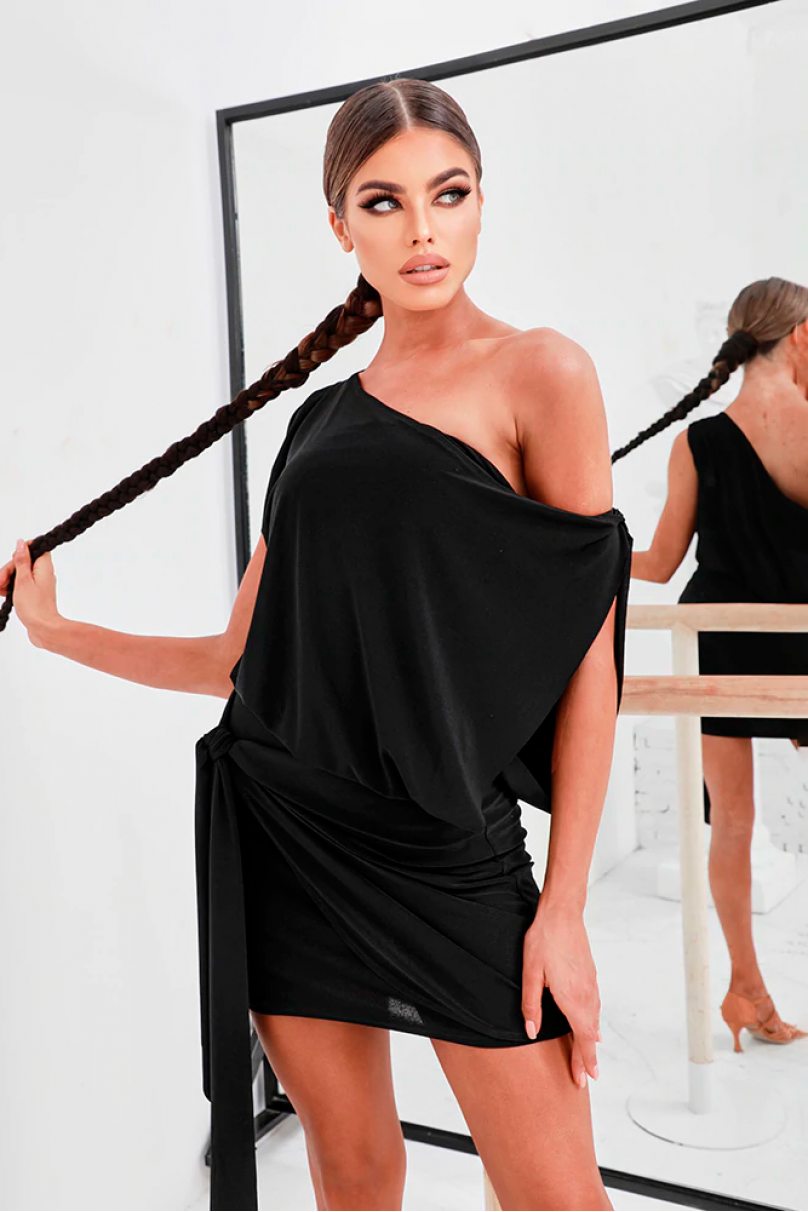 Платье для бальных танцев для латины от бренда ZYM Dance Style модель 2211 Black