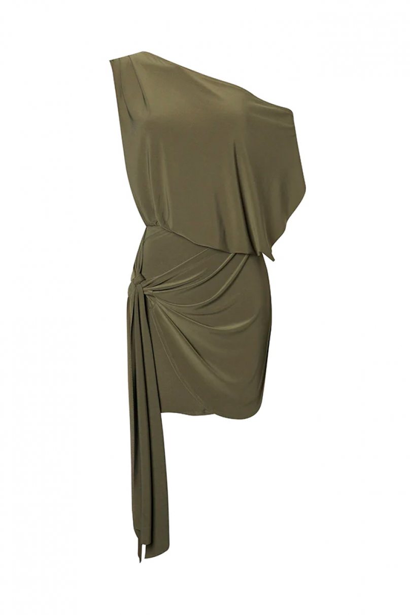 Платье для бальных танцев для латины от бренда ZYM Dance Style модель 2211 Dark Green