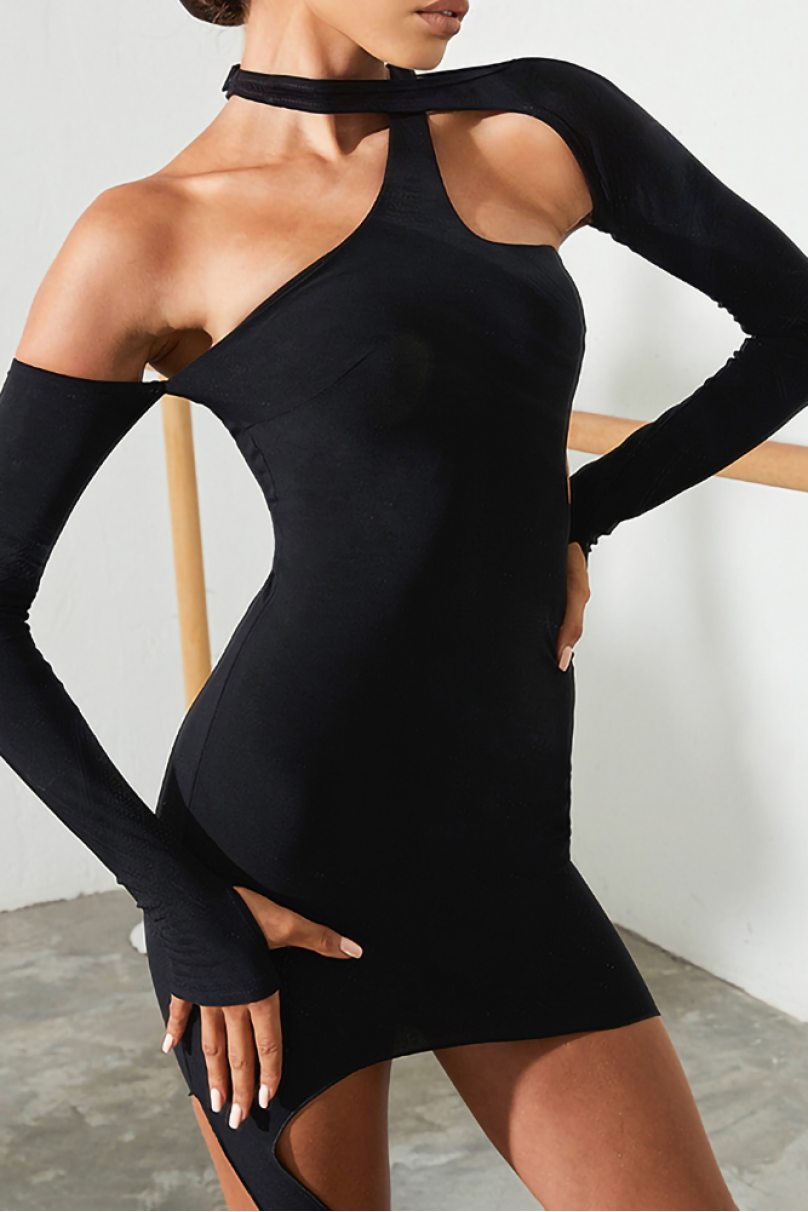 Сукня для бальних танців для латини від бренду ZYM Dance Style модель 2241 Black