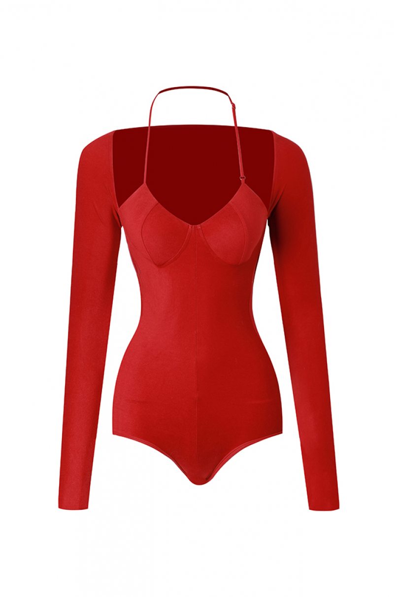Dance leotard by ZYM Dance Style style 2265 Lucky Red