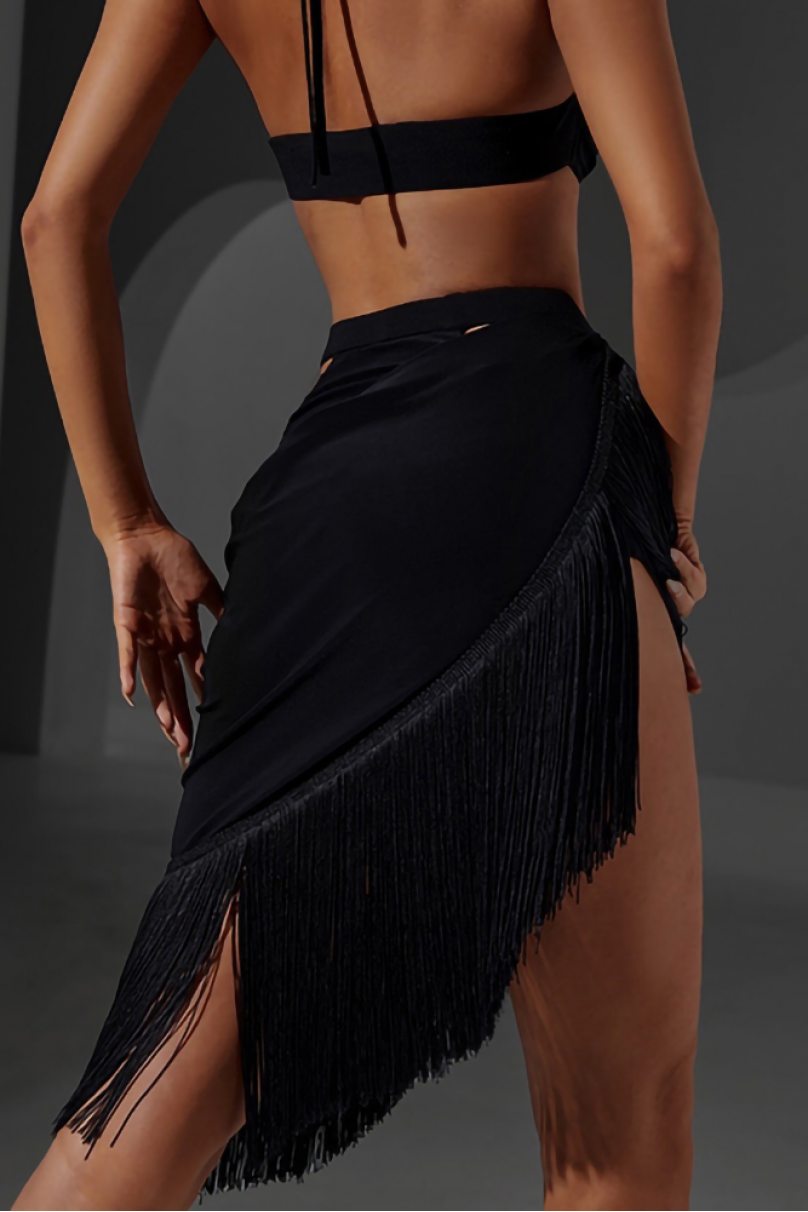 Women's Latin Dance Santorini Skirt Black