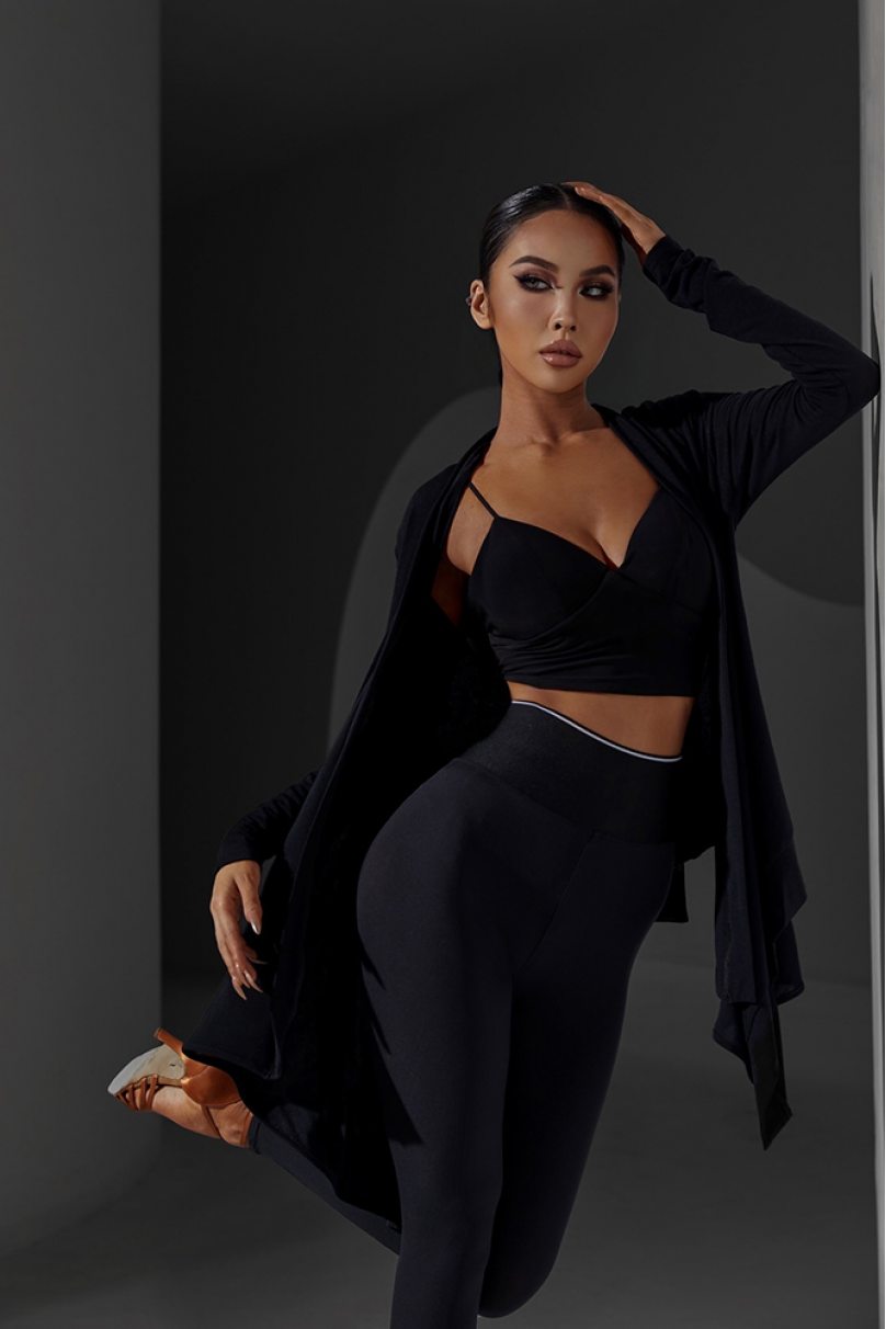 Latein Tanz Tuniken für Damen Marke ZYM Dance Style modell 2312 Black