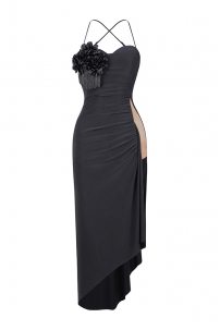 Платье для бальных танцев для латины от бренда ZYM Dance Style модель 2403 Classic Black