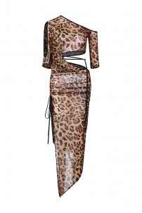Latin dance dress by ZYM Dance Style model 2406 Wild Leopard