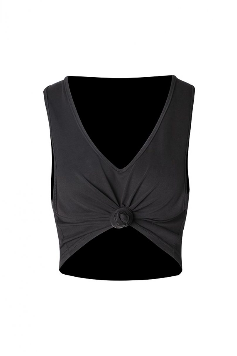 Dance blouse for women by ZYM Dance Style style 2231 Black