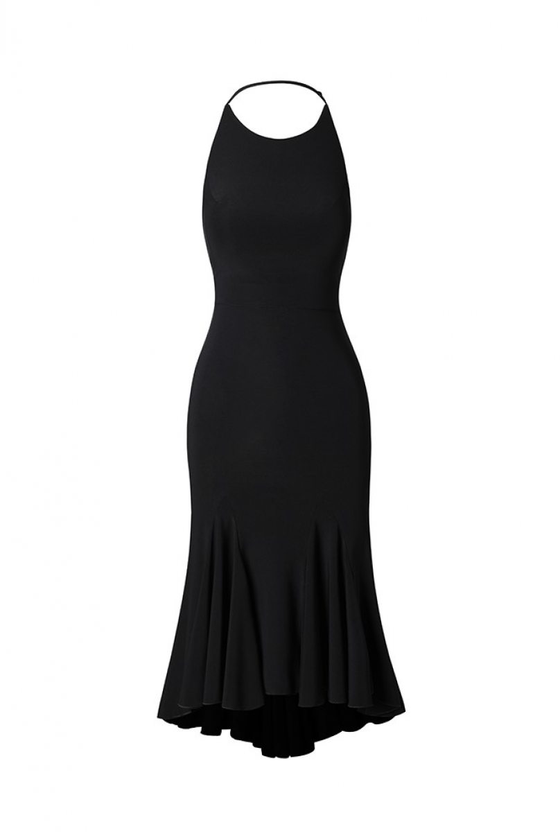 Платье для бальных танцев для латины от бренда ZYM Dance Style модель 2227 Black