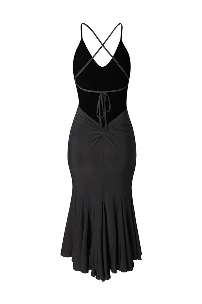 Платье для бальных танцев для латины от бренда ZYM Dance Style модель 2238 Black