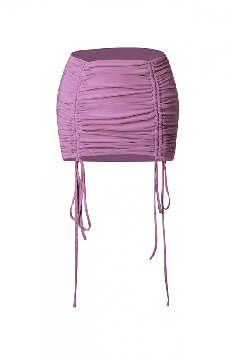 Юбка для бальных танцев для латины от бренда ZYM Dance Style модель 2314 Misty Purple
