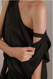 Платье для бальных танцев для латины от бренда ZYM Dance Style модель 2211 Black