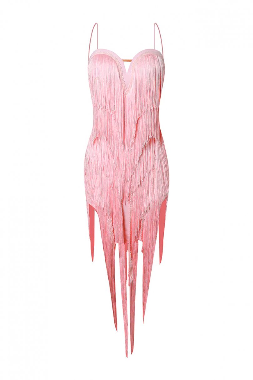 Платье для бальных танцев для девочек от бренда ZYM Dance Style модель 2205 Kids Sakura Pink