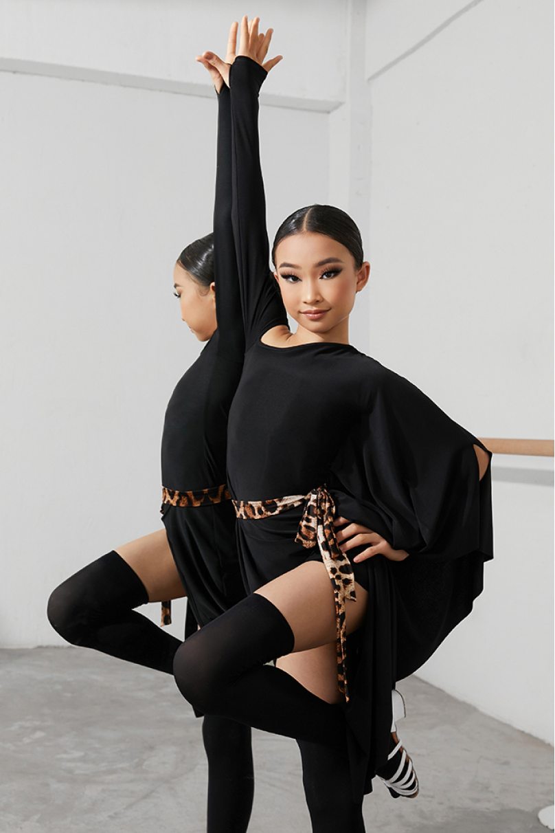 Платье для бальных танцев для латины от бренда ZYM Dance Style модель 2246 Black