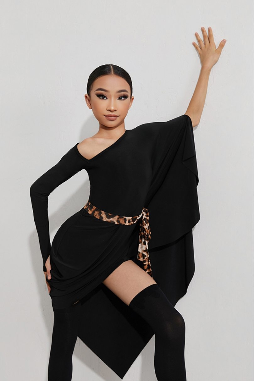 Сукня для бальних танців для латини від бренду ZYM Dance Style модель 2246 Black