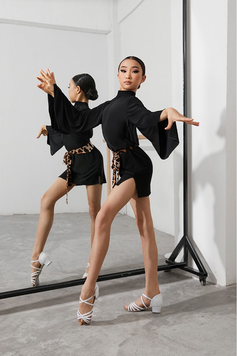 Платье для бальных танцев для латины от бренда ZYM Dance Style модель 2247 Black