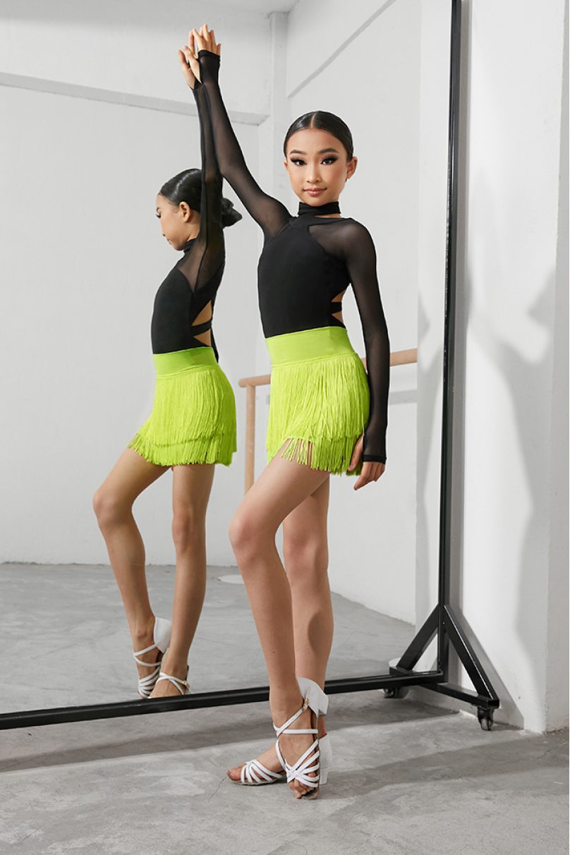 Купальник для бальных танцев для девочек от бренда ZYM Dance Style модель 2248 Kids