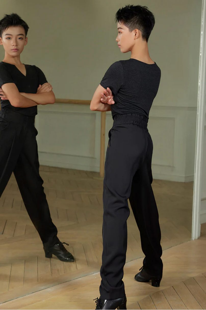 Для хлопчиків футболка для танців від бренду ZYM Dance Style модель 8110 Black