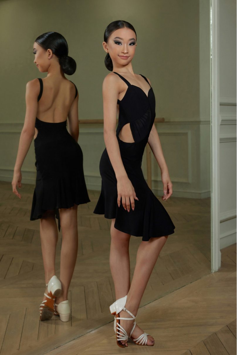 Tanzkleider Latein Marke ZYM Dance Style modell 2366 Black
