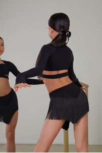 Tanz bluse Marke ZYM Dance Style modell 23102 Black