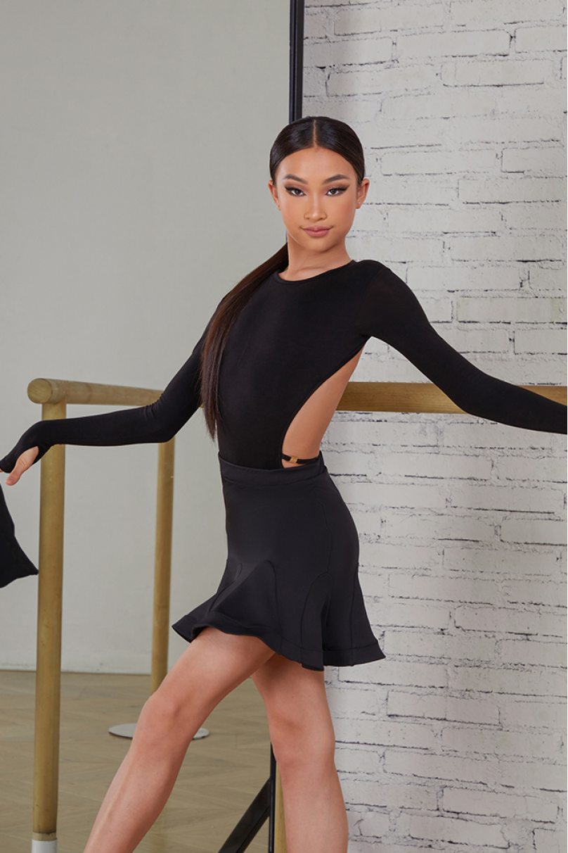 Купальник для танців від бренду ZYM Dance Style модель 23118 Classic Black