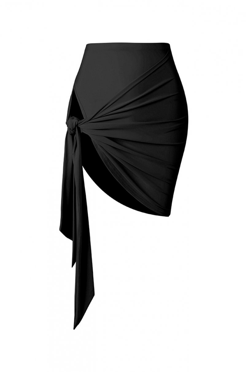 Юбка для бальных танцев для девочек от бренда ZYM Dance Style модель 2251 Kids Black