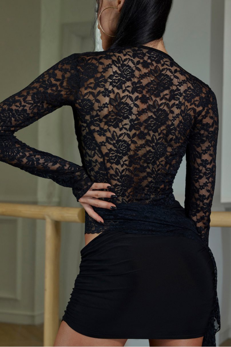 Tanz bluse Marke ZYM Dance Style modell 2389 Black