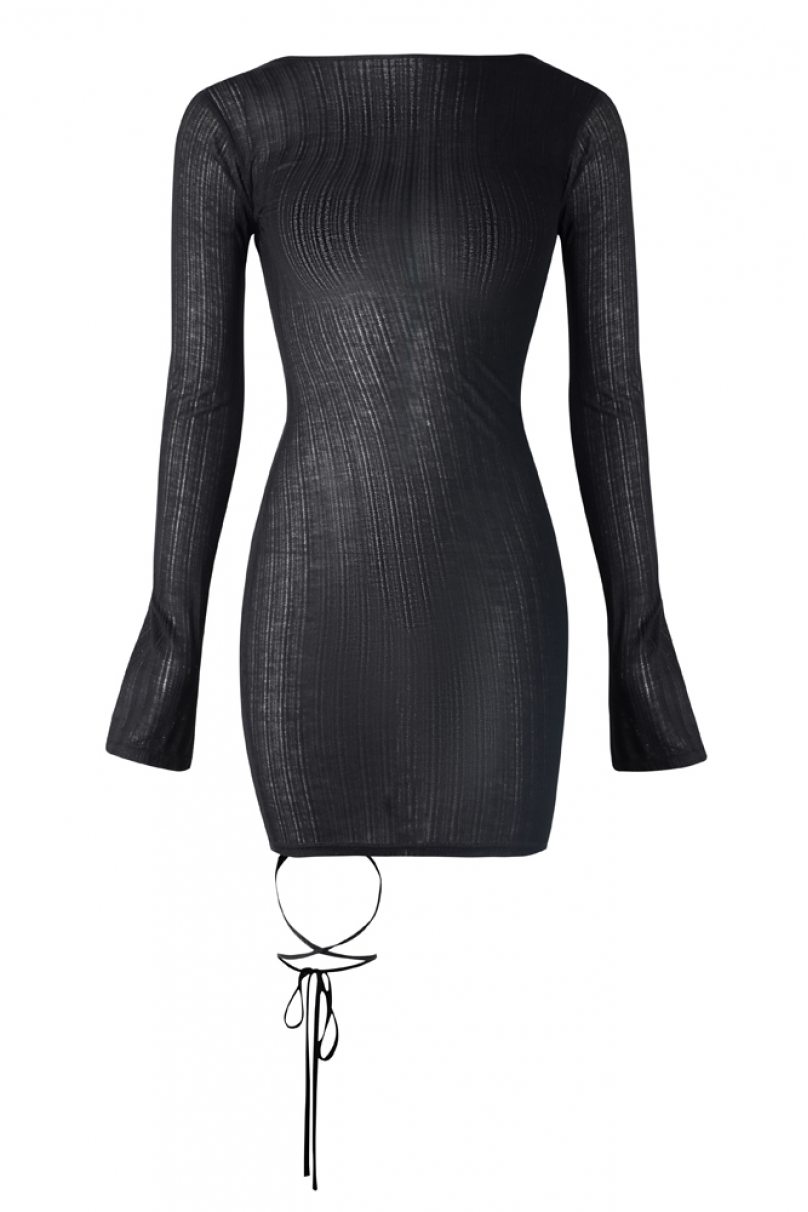 Сукня для бальних танців для латини від бренду ZYM Dance Style модель 2384 Black