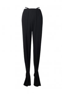 Женские брюки для бальных танцев для латины от бренда ZYM Dance Style модель 2378 Black