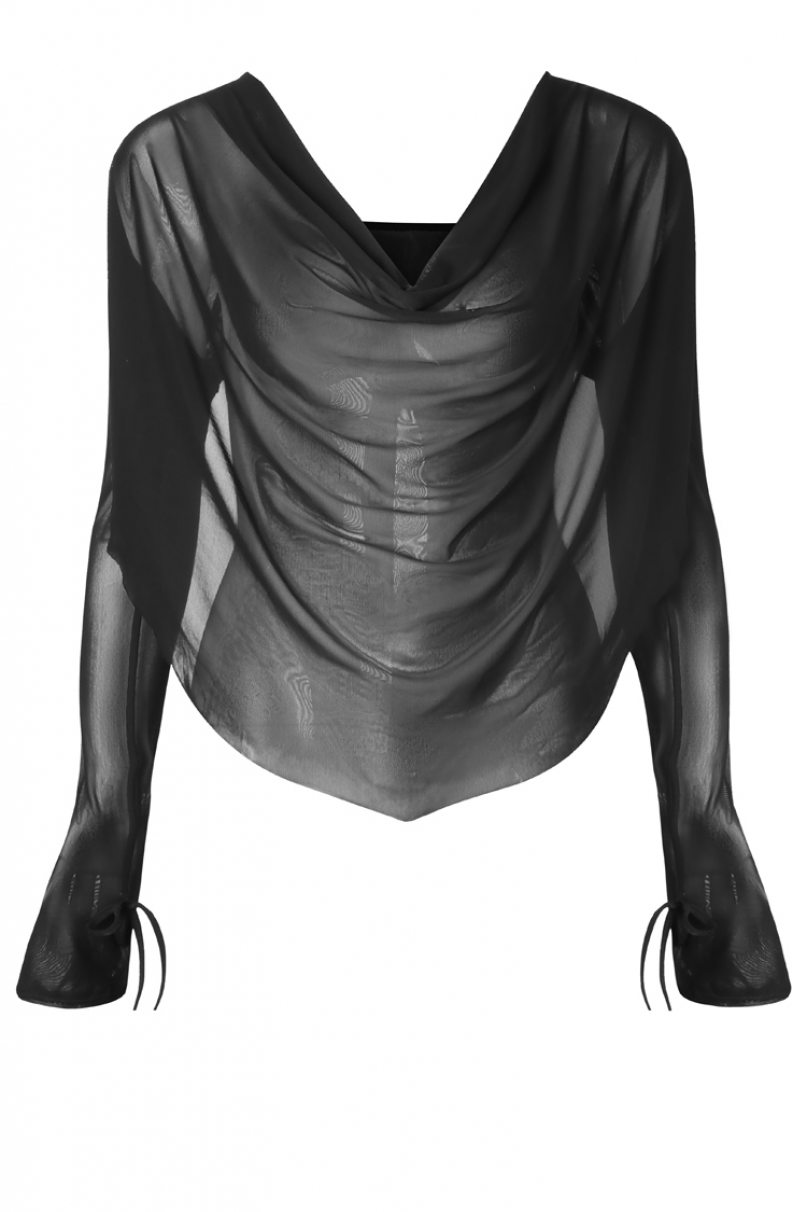 Блуза от бренда ZYM Dance Style модель 2393 Black