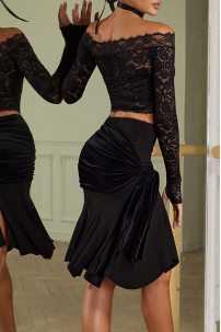 Tanz bluse Marke ZYM Dance Style modell 23100 Black