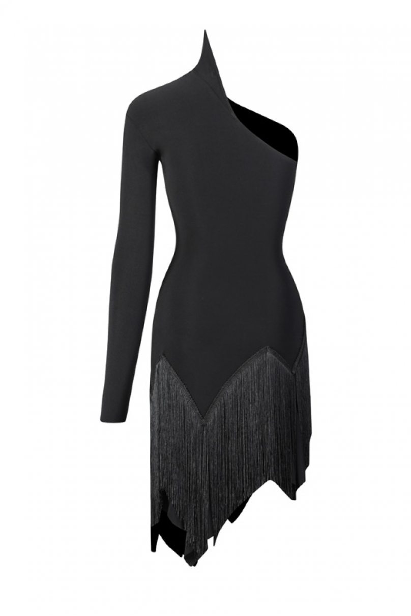 Платье для бальных танцев для латины от бренда ZYM Dance Style модель 23123 Classic Black