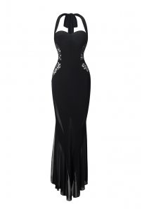 Платье для бальных танцев для латины от бренда ZYM Dance Style модель 2369 Black