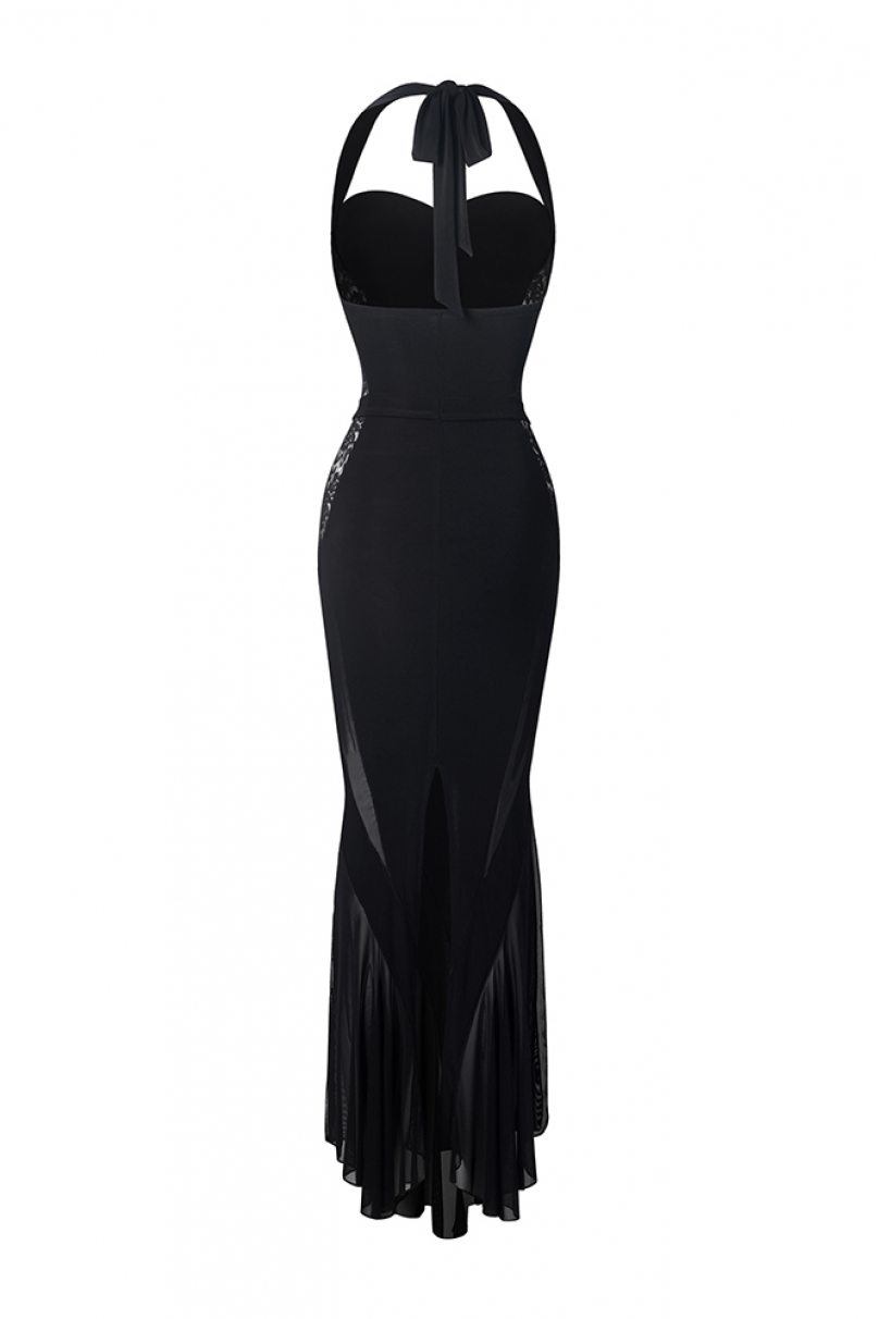 Платье для бальных танцев для латины от бренда ZYM Dance Style модель 2369 Black