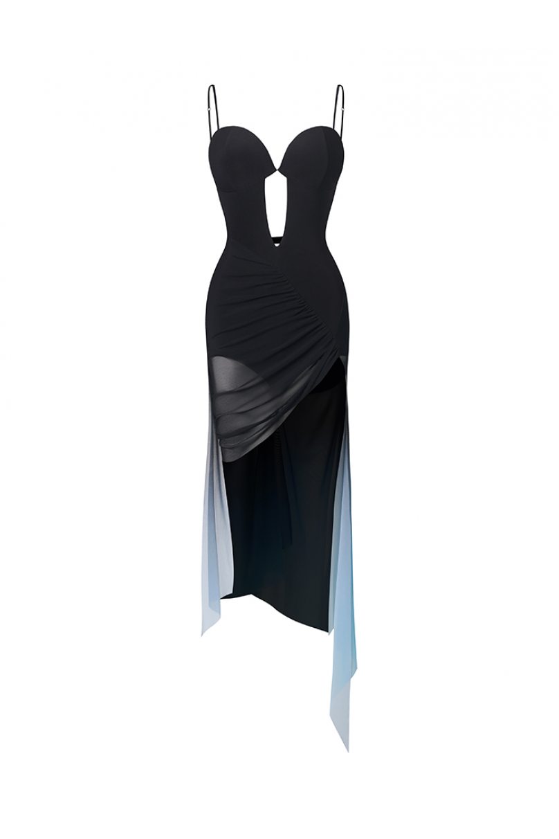 Платье для бальных танцев для латины от бренда ZYM Dance Style модель 2371 Black