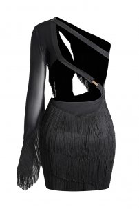 Платье для бальных танцев для латины от бренда ZYM Dance Style модель 2395 Black