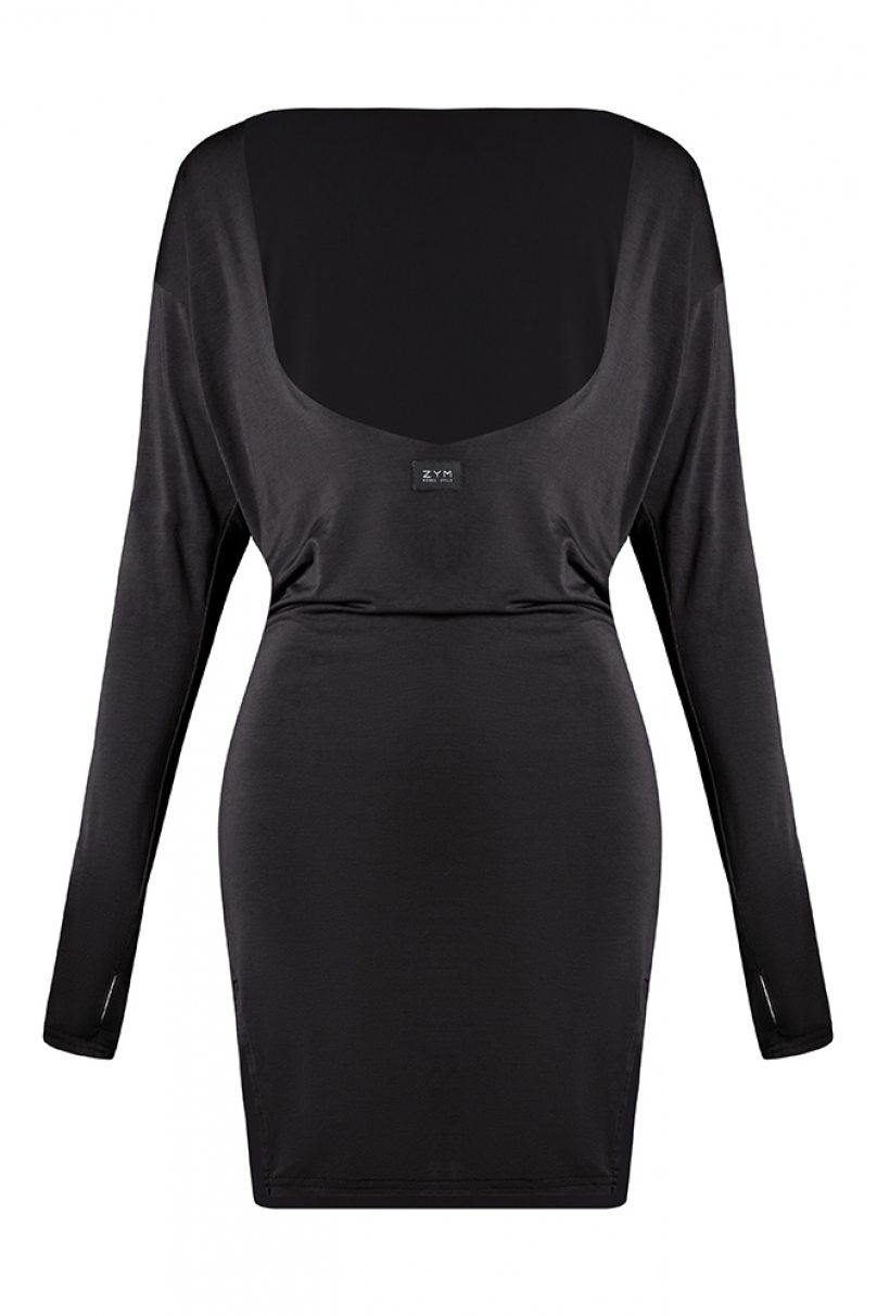 Сукня для бальних танців для латини від бренду ZYM Dance Style модель 2396 Black