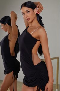 Платье для бальных танцев для латины от бренда ZYM Dance Style модель 2410 Classic Black