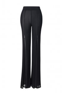 Ladies latin dance pants by ZYM Dance Style model 2368 Black
