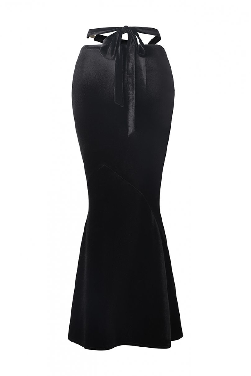 Latin dance skirt by ZYM Dance Style model 2379-1 Black