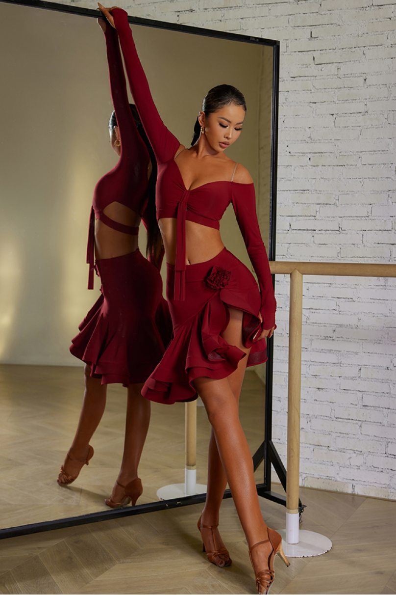 Блуза від бренду ZYM Dance Style модель 23116 Berry Red