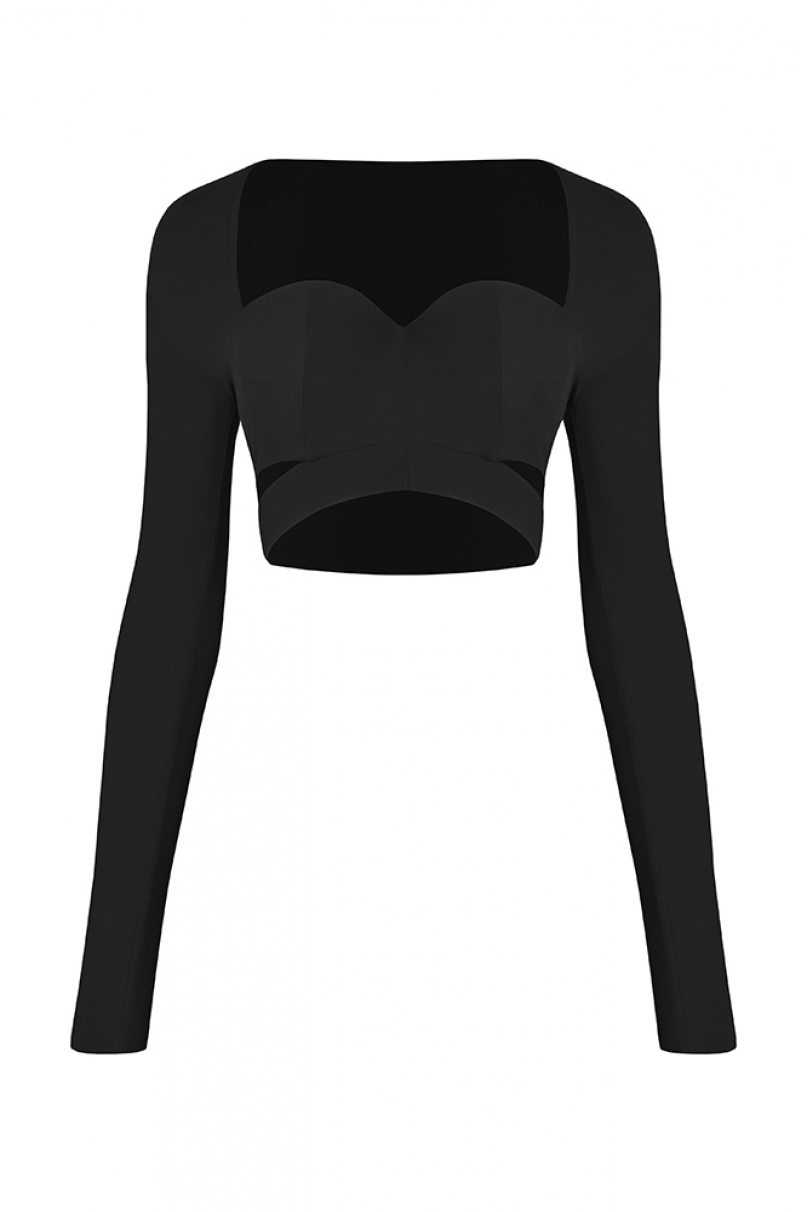 Блуза от бренда ZYM Dance Style модель 23102 Black
