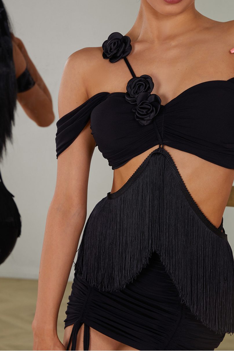 Tanz bluse Marke ZYM Dance Style modell 2415 Classic Black