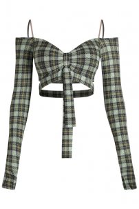 Dance blouse for women by ZYM Dance Style style 23116 Plaid