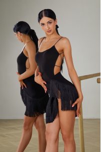 Купальник для танців від бренду ZYM Dance Style модель 2411 Classic Black