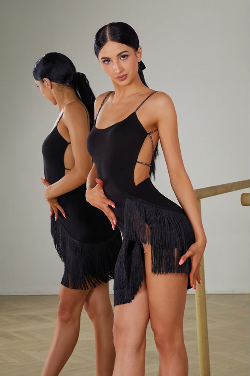 Купальник для танців від бренду ZYM Dance Style модель 2411 Classic Black