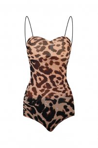 Leopard print bodysuit for dance