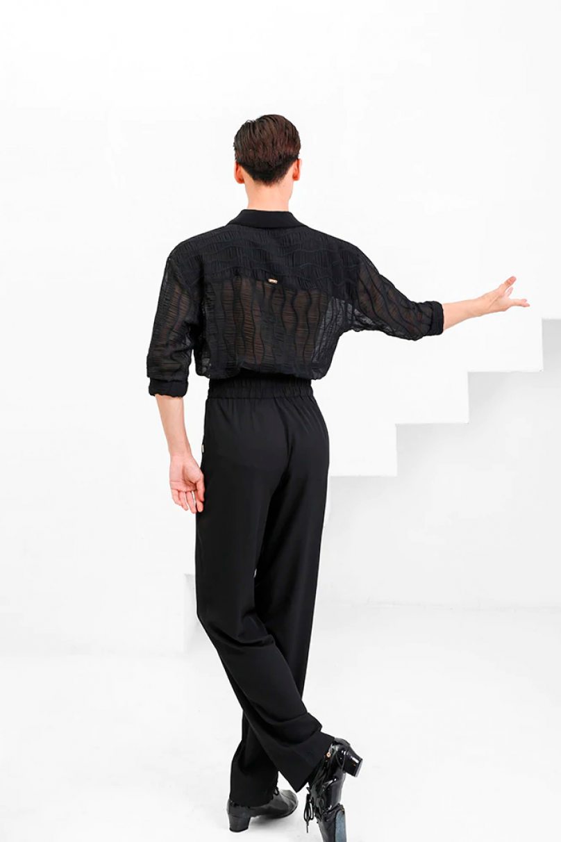 Mens latin dance trousers by ZYM Dance Style style N012