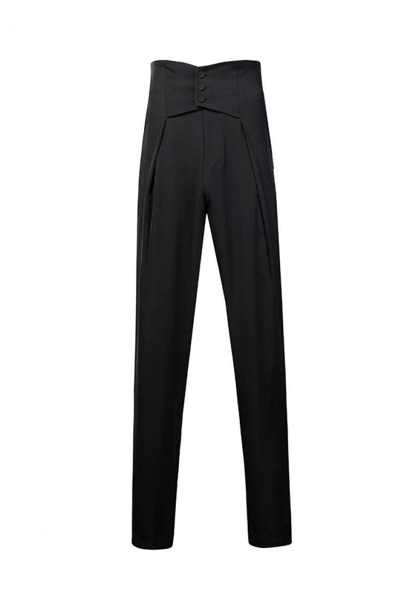 Mens latin dance trousers by ZYM Dance Style style N016 Black