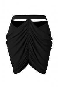 Latin dance skirt by ZYM Dance Style model 2329 Classic Black