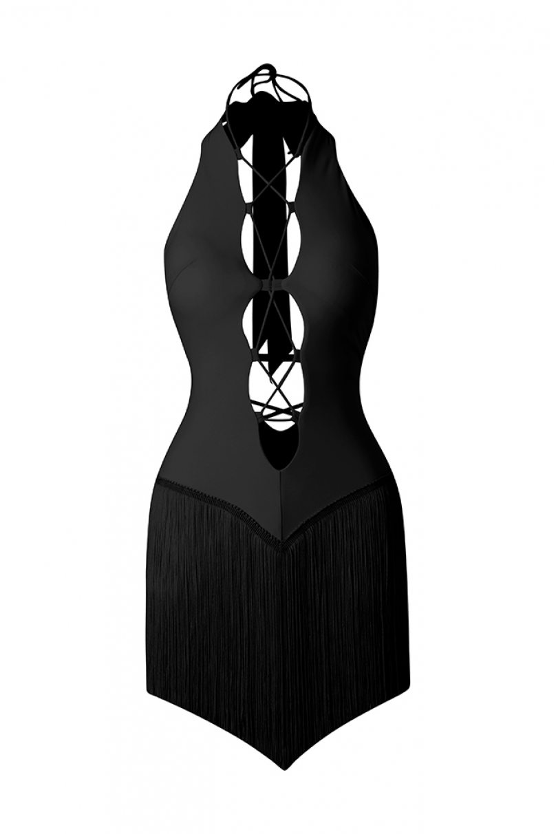 Latin dance dress by ZYM Dance Style model 2350 Black