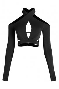 Tanz bluse Marke ZYM Dance Style modell 23114 Classic Black