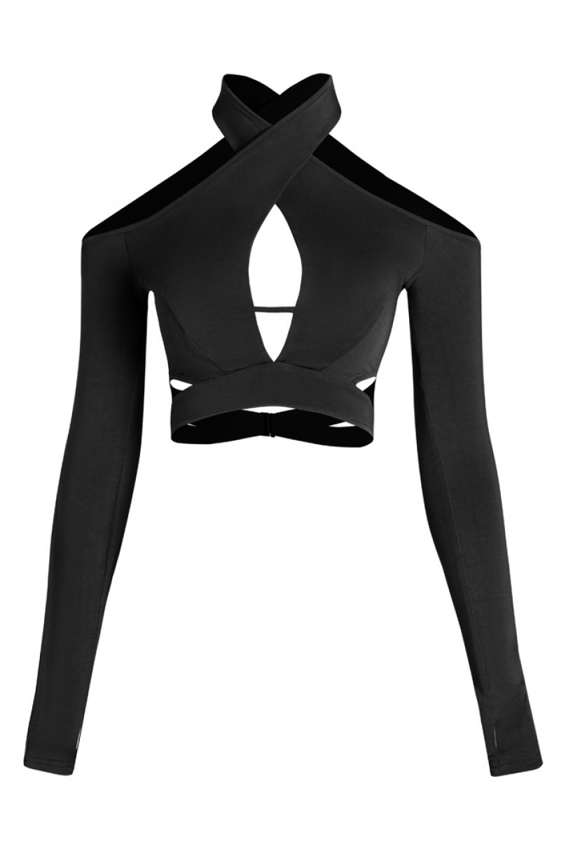 Блуза від бренду ZYM Dance Style модель 23114 Classic Black